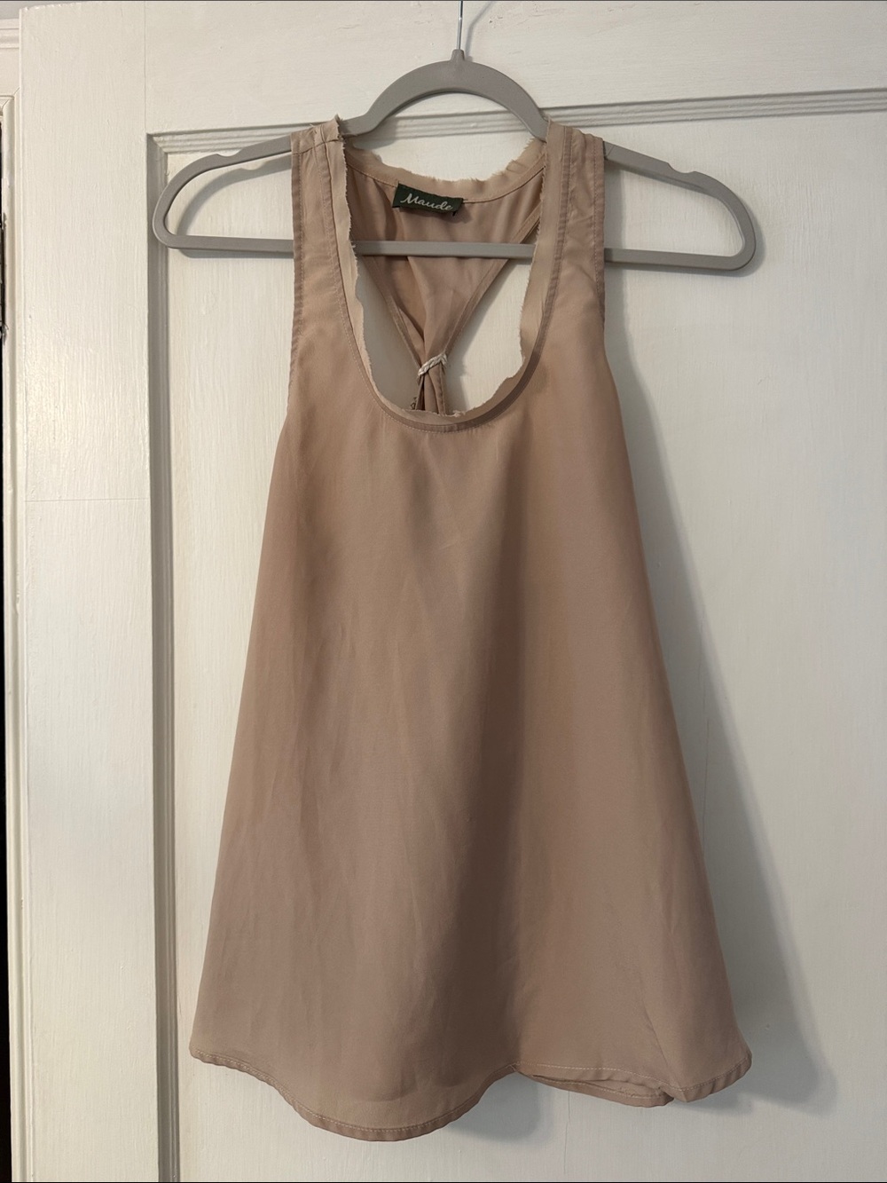 Maude Neutral Taupe Racerback Tank